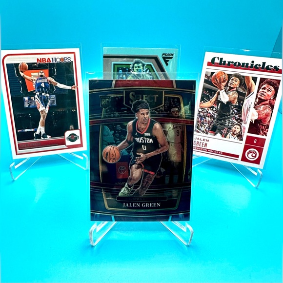 Panini Other - 🔥Jalen Green🔥 4 Card Lot! ROOKIE & FLUX BLUE! 🤯